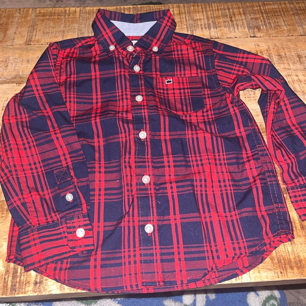 NWOT boys button down shirt